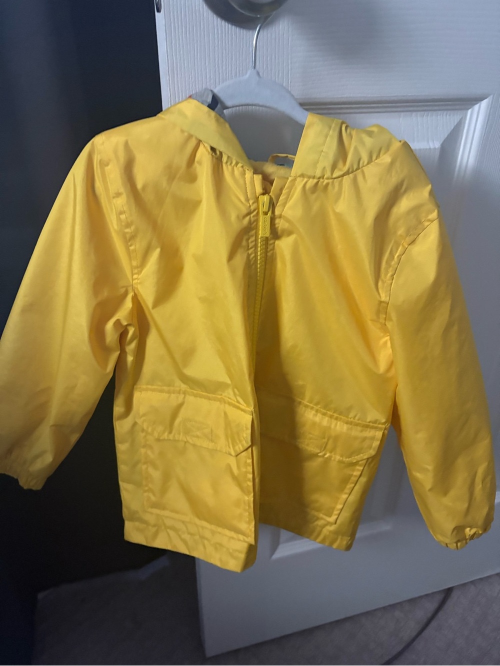 Carters Hooded Yellow Rain Jacket